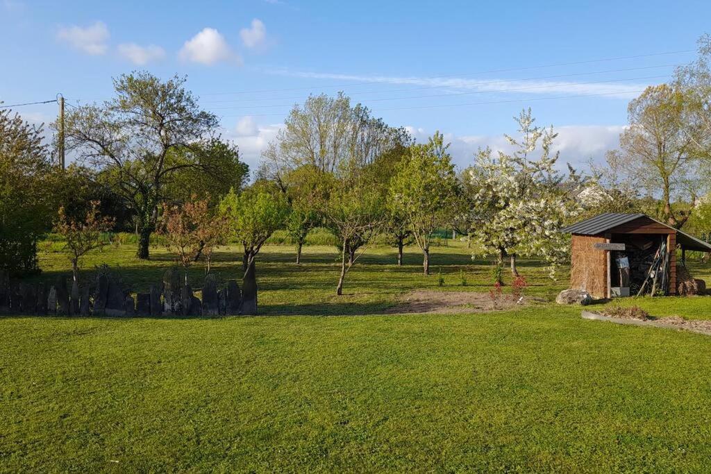 Chambre Dans Un Ecrin De Verdure Angrie Exteriér fotografie